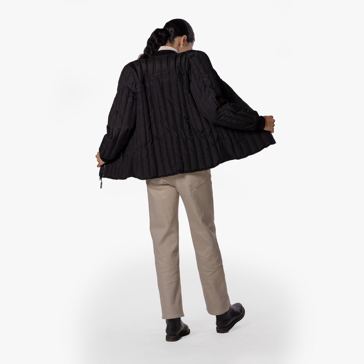 Passage Bomber Jacket Black - Apparel image 6