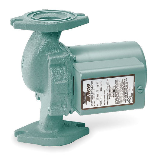 Taco 007-F5 Circulator Pump, 0-23 Gpm Flow Range, 1/25 hp, Cast Iron - Kitchen & Dining image 1
