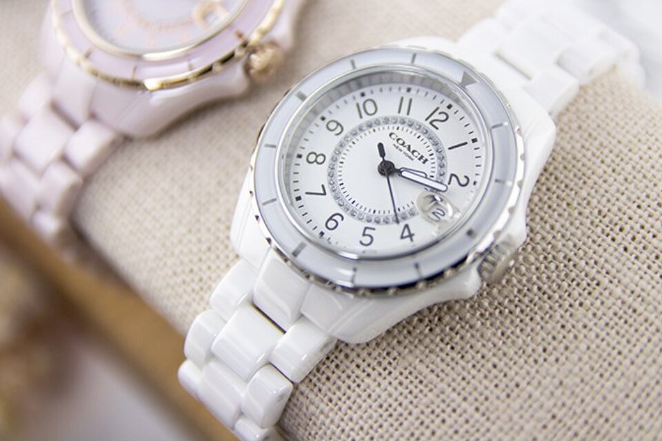 Coach Preston White Dial White Steel Strap Watch for Women - 14503462 - Jewelry image 22