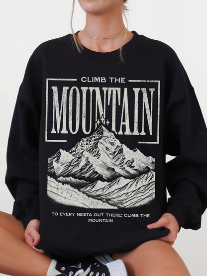 Climb the mountain sweatshirt | ACOTAR Merch - Apparel image 4