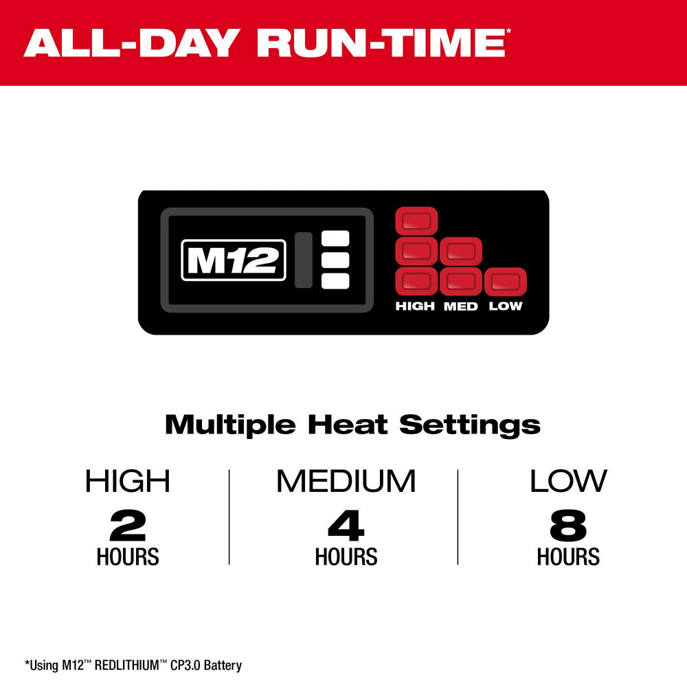 Milwaukee M12™ Heated Hoodie Kit Gray Large - Apparel image 5