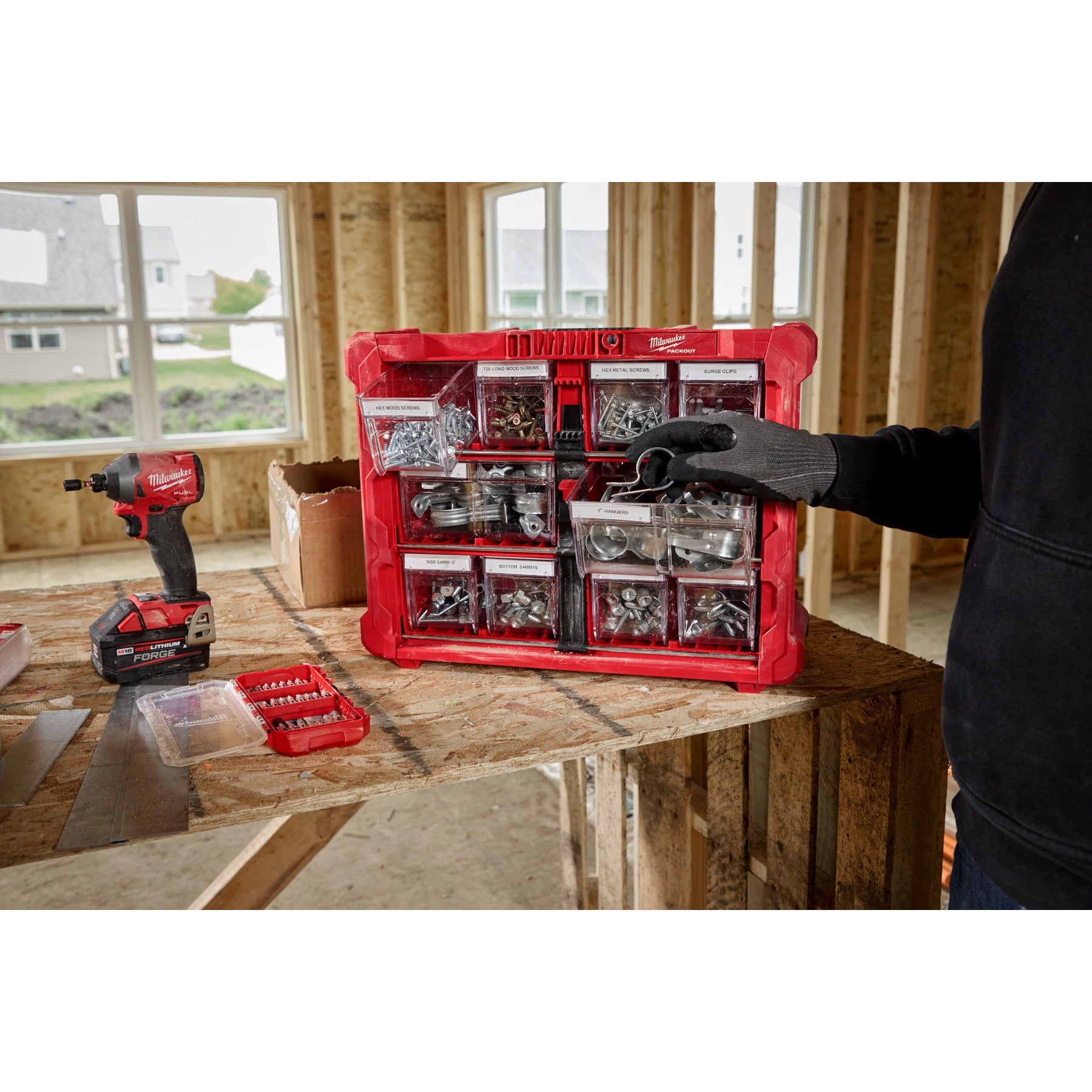 Milwaukee 48-22-8433 PACKOUT™ Tilt Bin Organizer - Accessories image 11