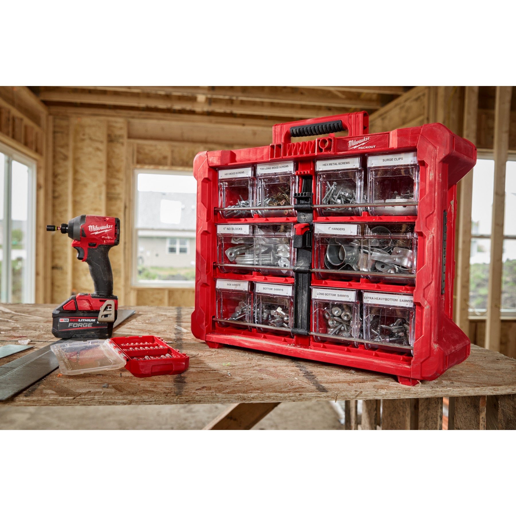 Milwaukee 48-22-8433 PACKOUT™ Tilt Bin Organizer - Accessories image 15