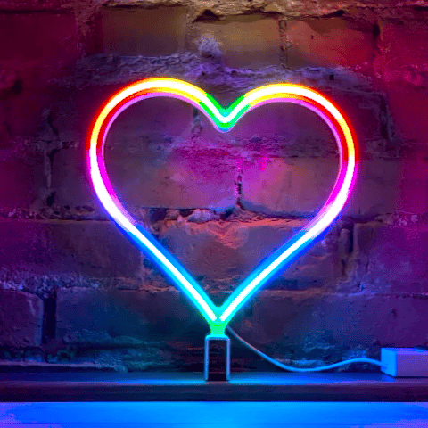 Our Glowing Heart Signature Rainbow Heart - Apparel image 3