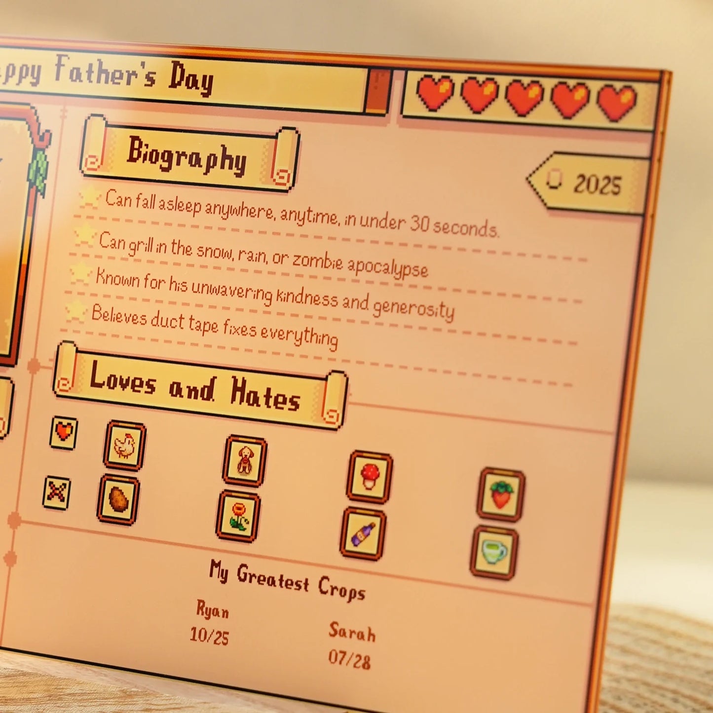 Custom Profile Acrylic Plaque - Misc image 7