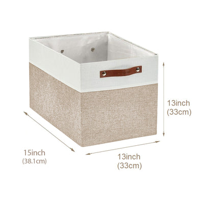 13x15 Fabric Storage Bins Collapsible Storage Basket | Sturdy Storage Organizer - Set of 4 - Misc image 8