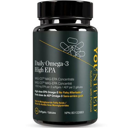 Younited Daily Omega-3 Fish Oil, EPA 1215 mg and DHA 540mg, 60 Softgels - Misc image 2