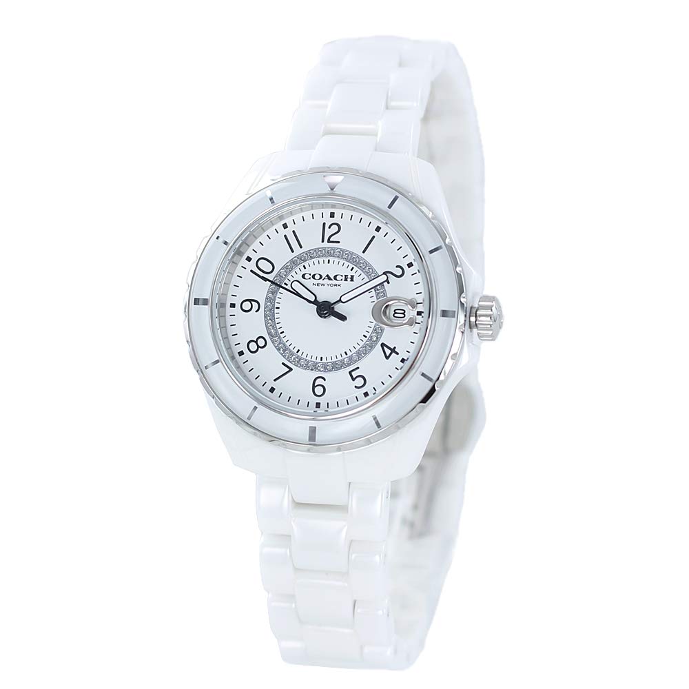 Coach Preston White Dial White Steel Strap Watch for Women - 14503462 - Jewelry image 4
