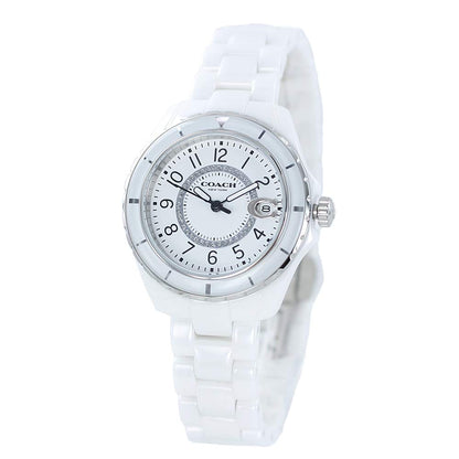 Coach Preston White Dial White Steel Strap Watch for Women - 14503462 - Jewelry image 4