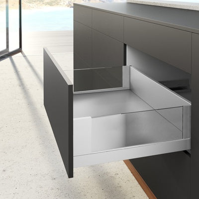 AvanTech YOU Inlay drawer side profile set in anthracite/white finish (For Inlay Glass Profile) - Apparel image 6