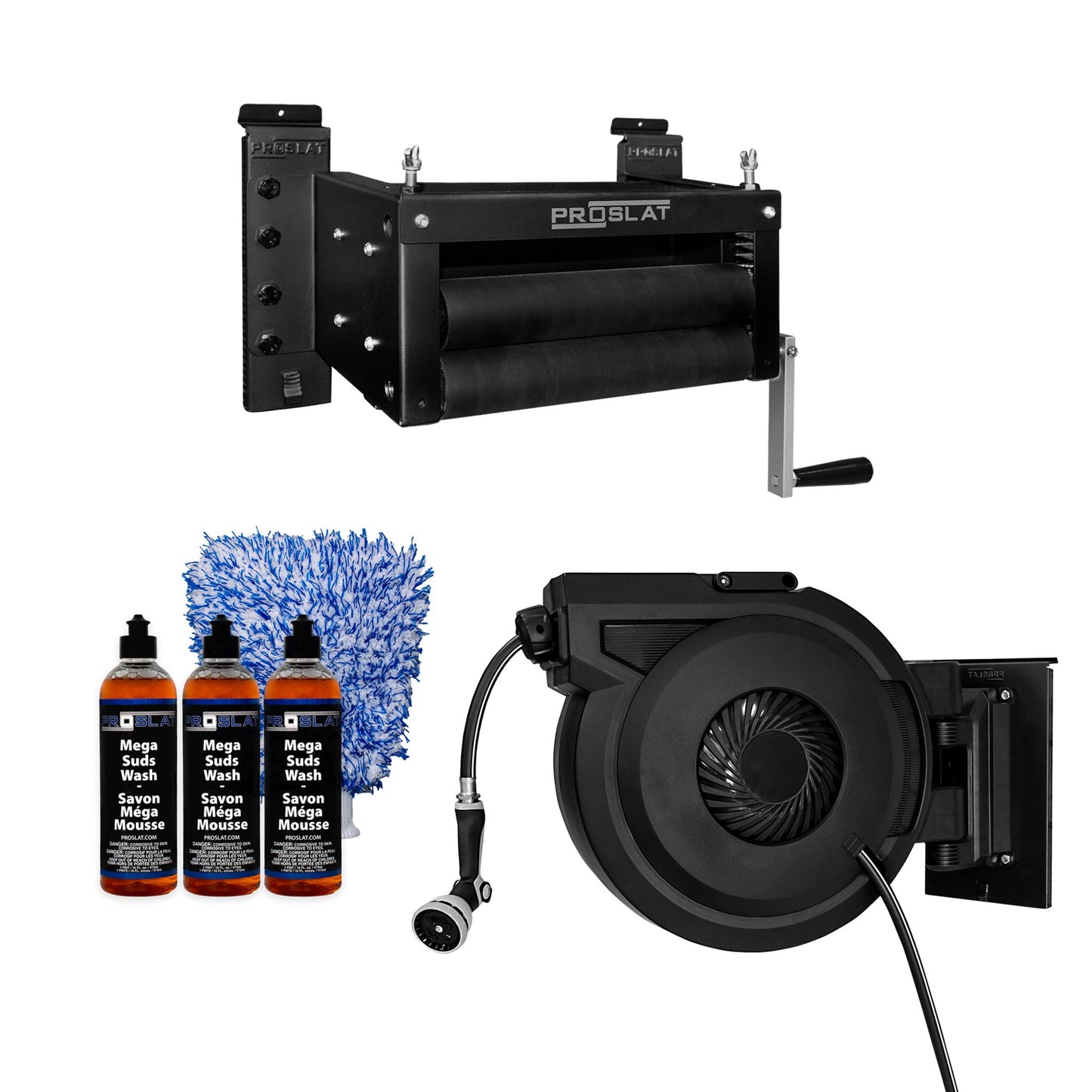 Mega Suds with Mitt, Wringer &  Hose Reel – Utility Bundle - Misc image 1