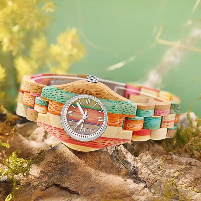 Natural Log Handmade Wooden Women's Watch - Accessories image 2