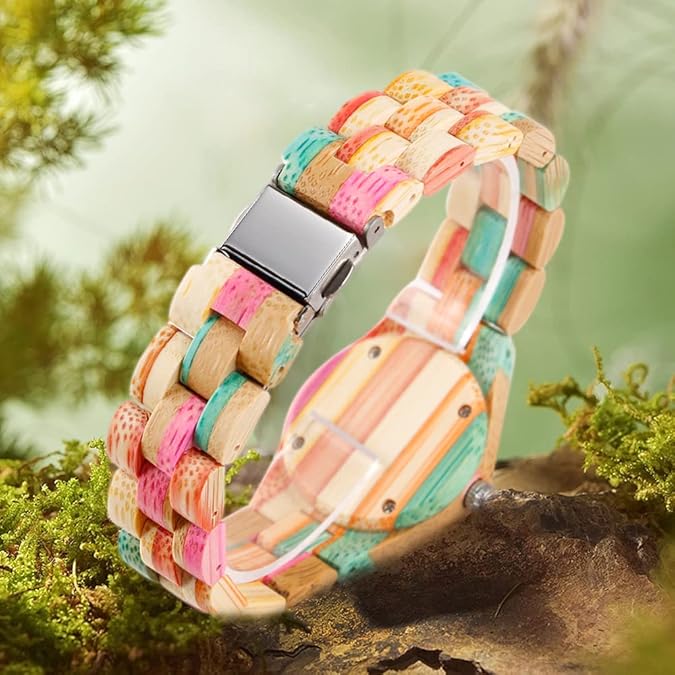 Natural Log Handmade Wooden Women's Watch - Accessories image 3
