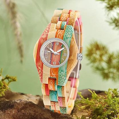Natural Log Handmade Wooden Women's Watch - Accessories image 4