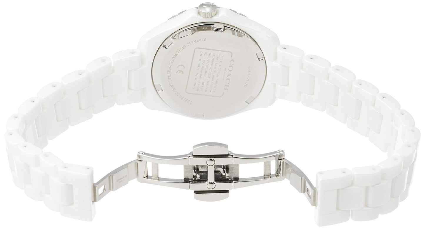 Coach Preston White Dial White Steel Strap Watch for Women - 14503462 - Jewelry image 11