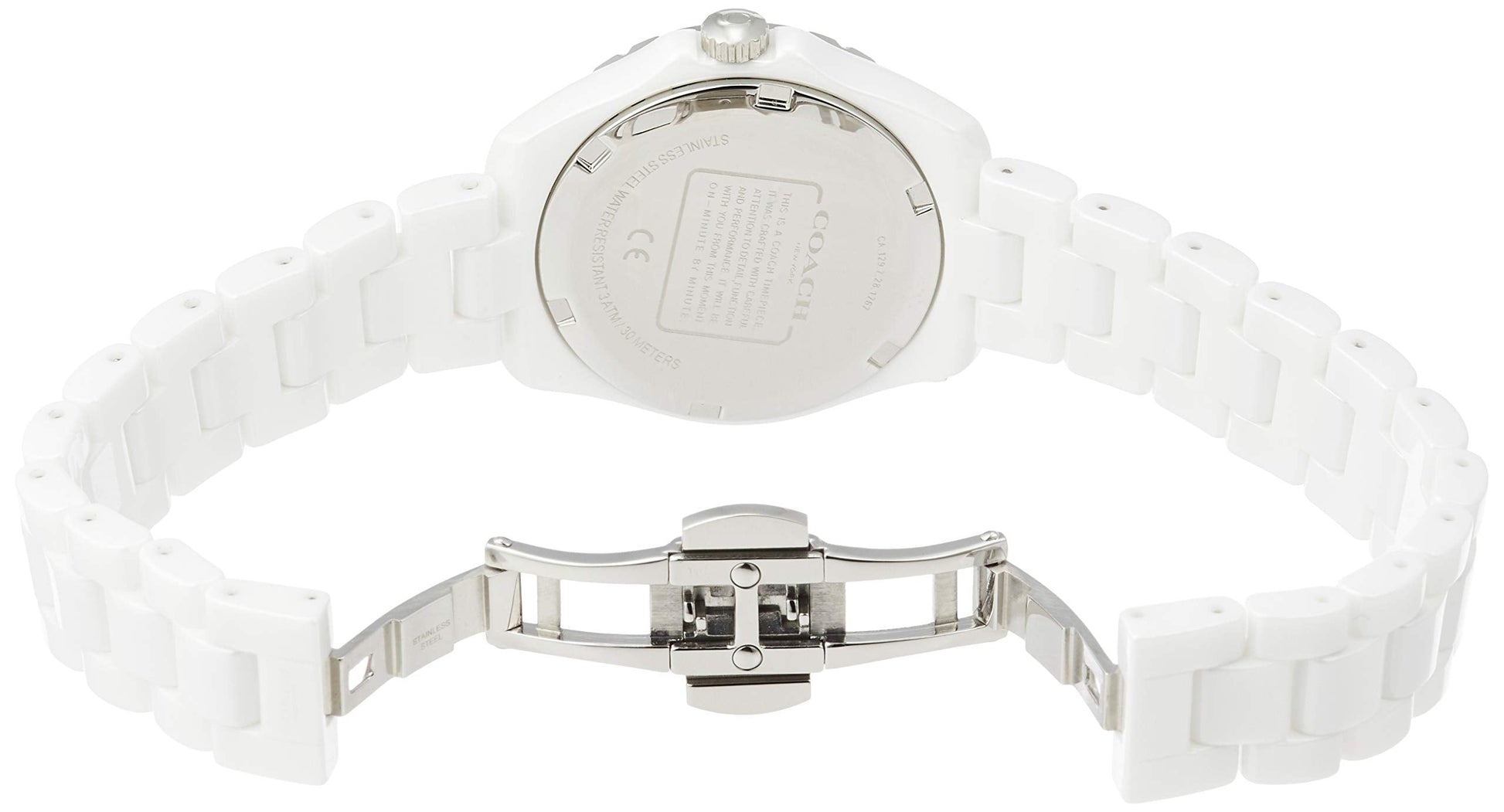 Coach Preston White Dial White Steel Strap Watch for Women - 14503462 - Jewelry image 11