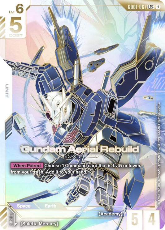 Gundam Aerial Rebuild XVX-016RN [GD01-067] (LR++) - Misc image 1