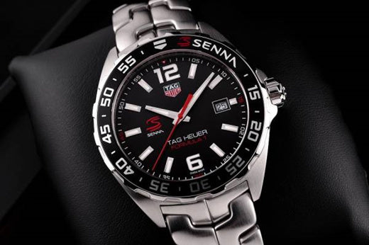 Tag Heuer Formula 1 Senna Limited Edition Black Dial Silver Steel Strap Watch for Men - WAZ1012.BA0883 - Jewelry image 29