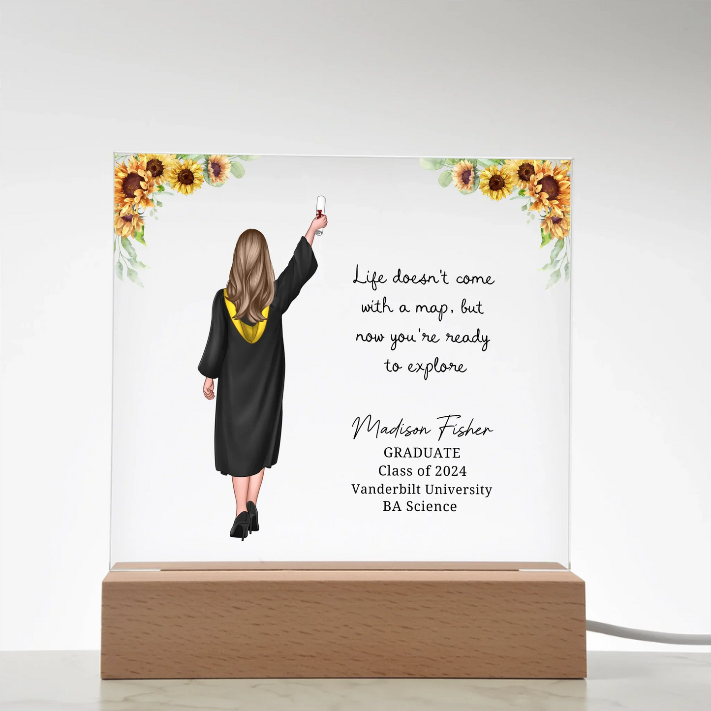 Milestone Memories - Gift for Graduates - Custom Acrylic Plaque - Misc image 28