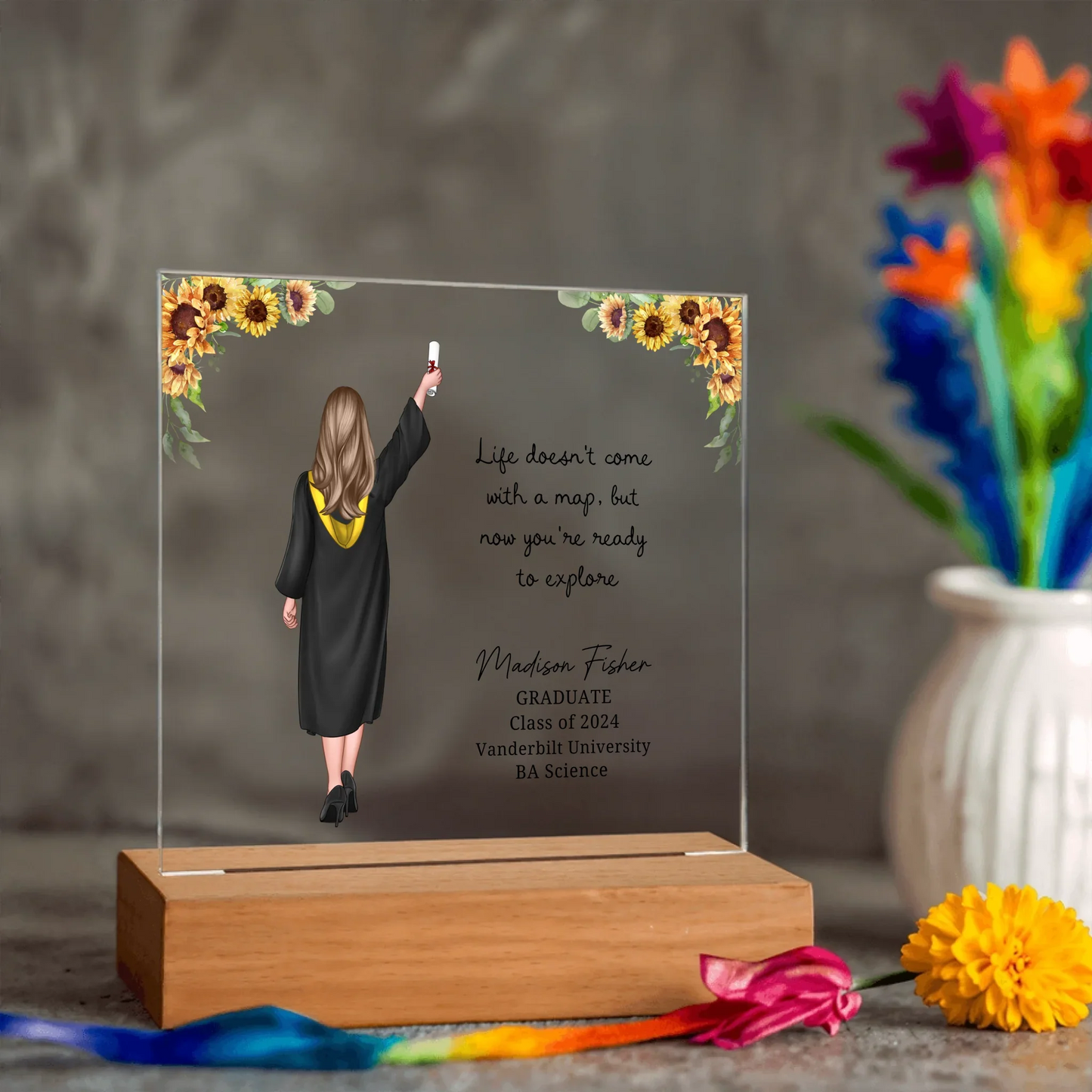 Milestone Memories - Gift for Graduates - Custom Acrylic Plaque - Misc image 31
