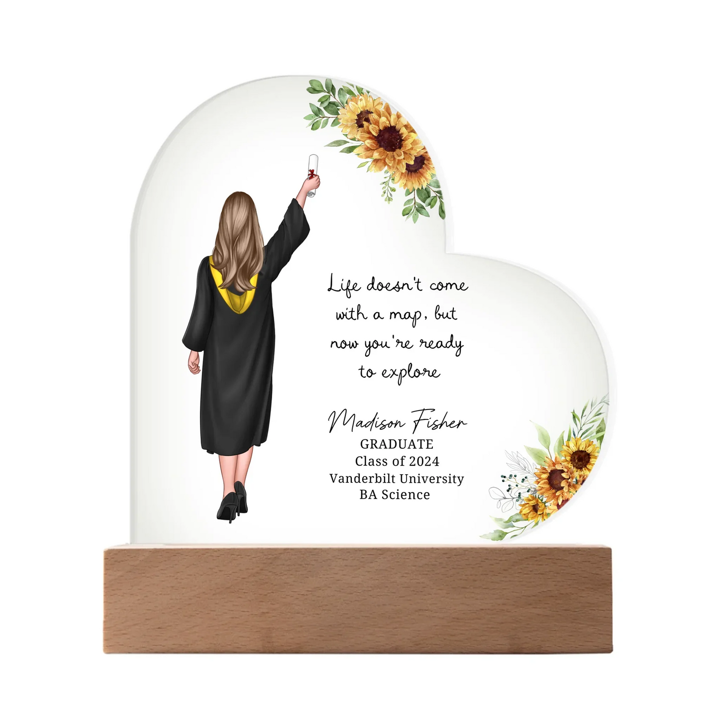 Milestone Memories - Gift for Graduates - Custom Acrylic Plaque - Misc image 2
