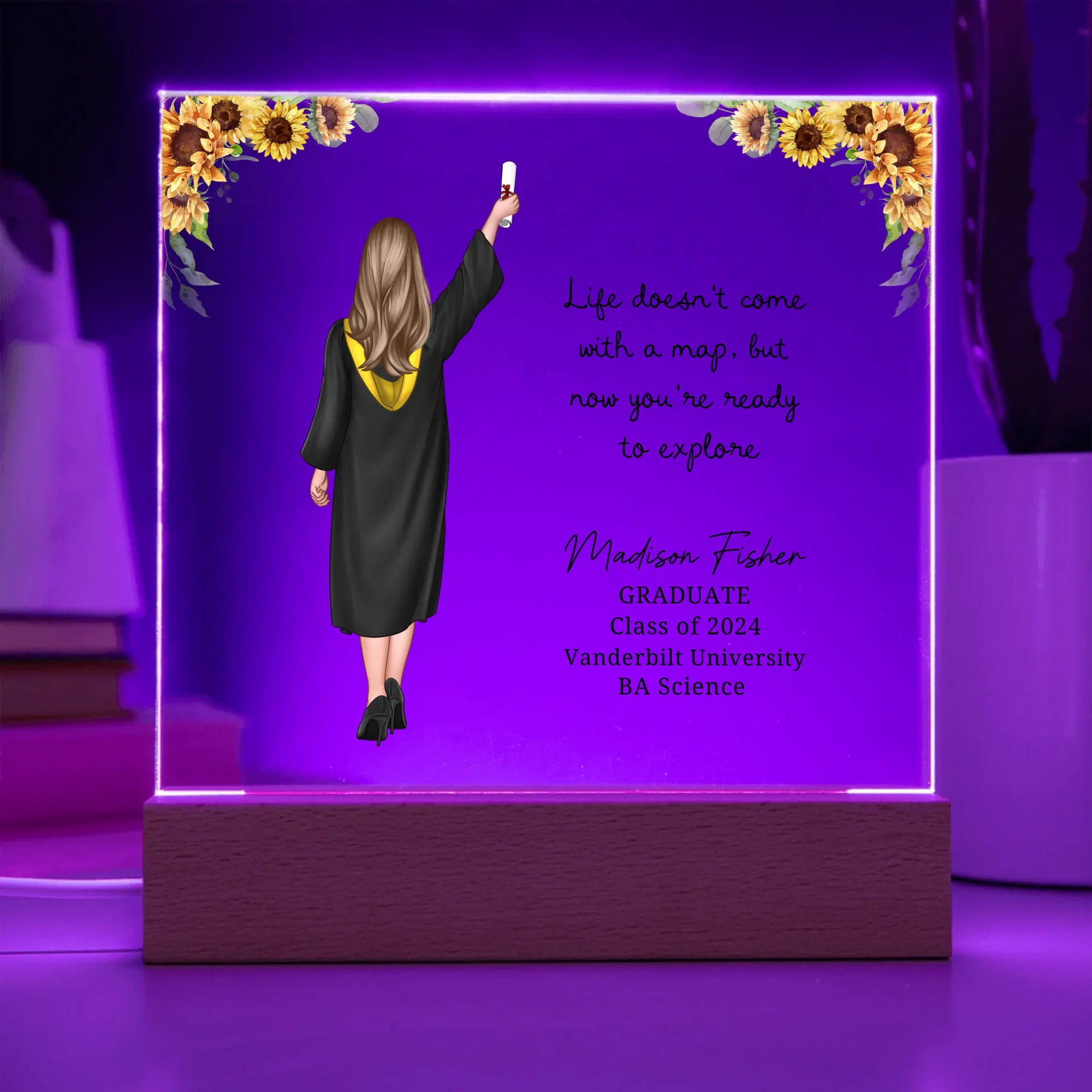 Milestone Memories - Gift for Graduates - Custom Acrylic Plaque - Misc image 24