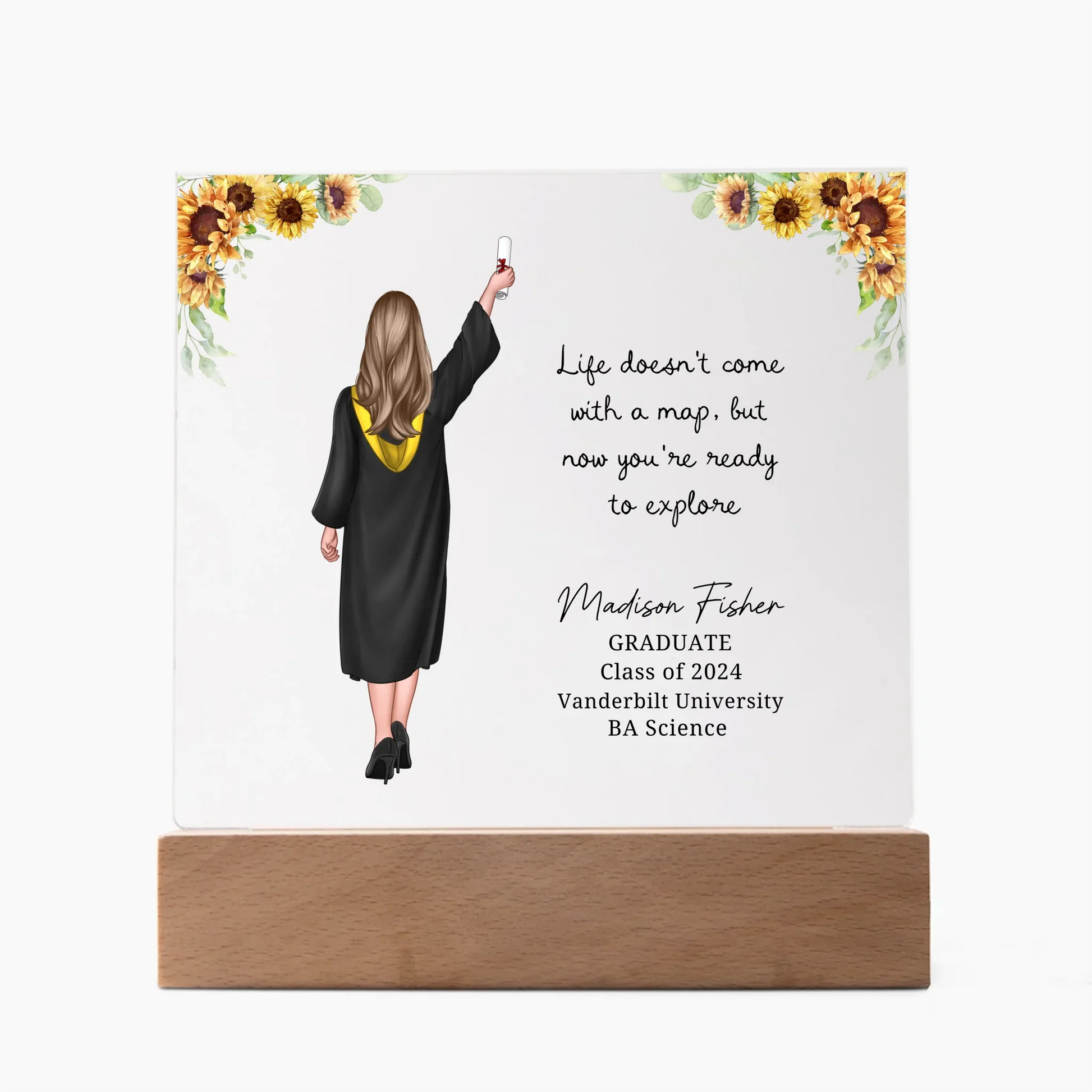 Milestone Memories - Gift for Graduates - Custom Acrylic Plaque - Misc image 18