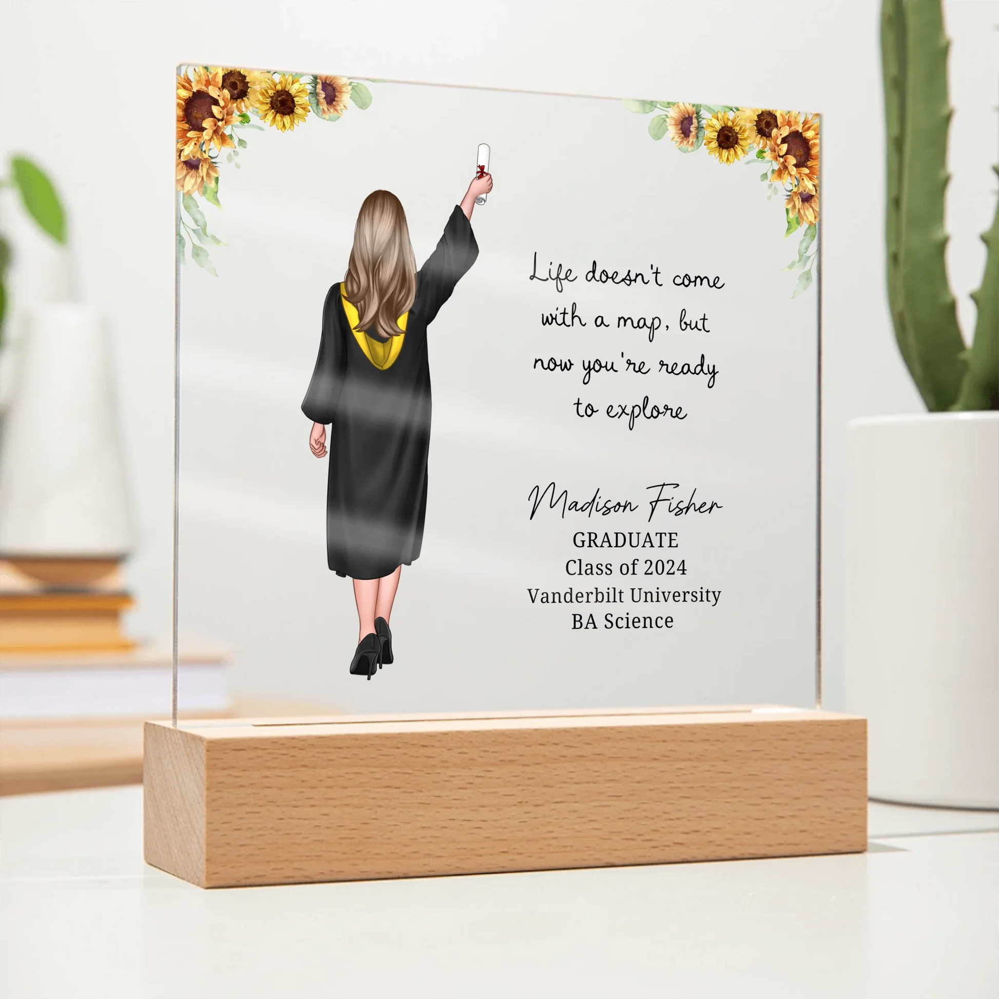 Milestone Memories - Gift for Graduates - Custom Acrylic Plaque - Misc image 29