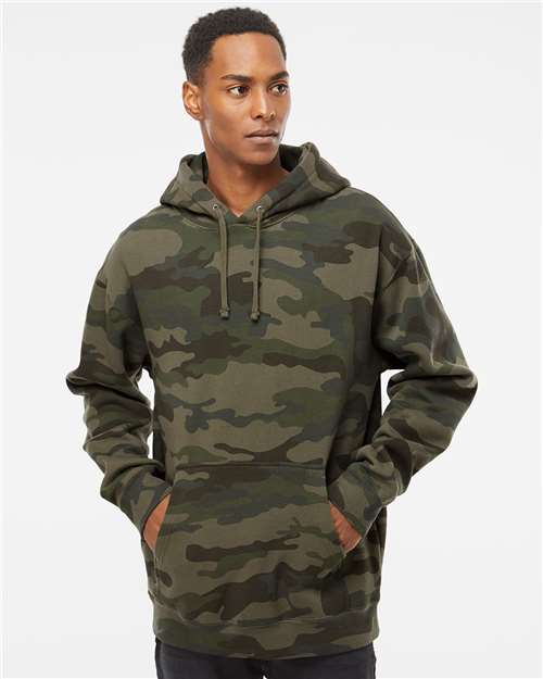 Heavyweight Hooded Sweatshirt - Forest Camo IND4000 - Jewelry image 1