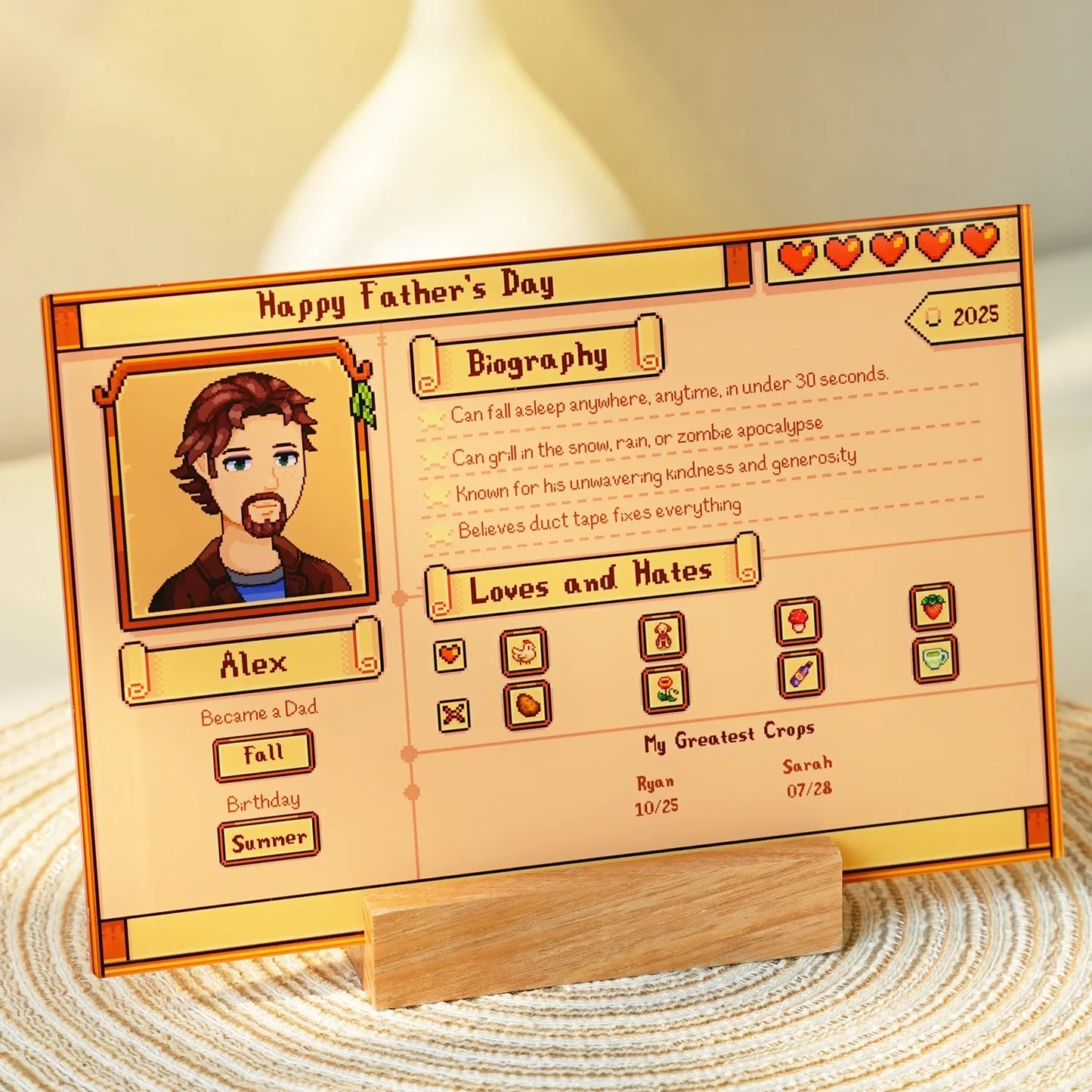 Custom Profile Acrylic Plaque - Misc image 4