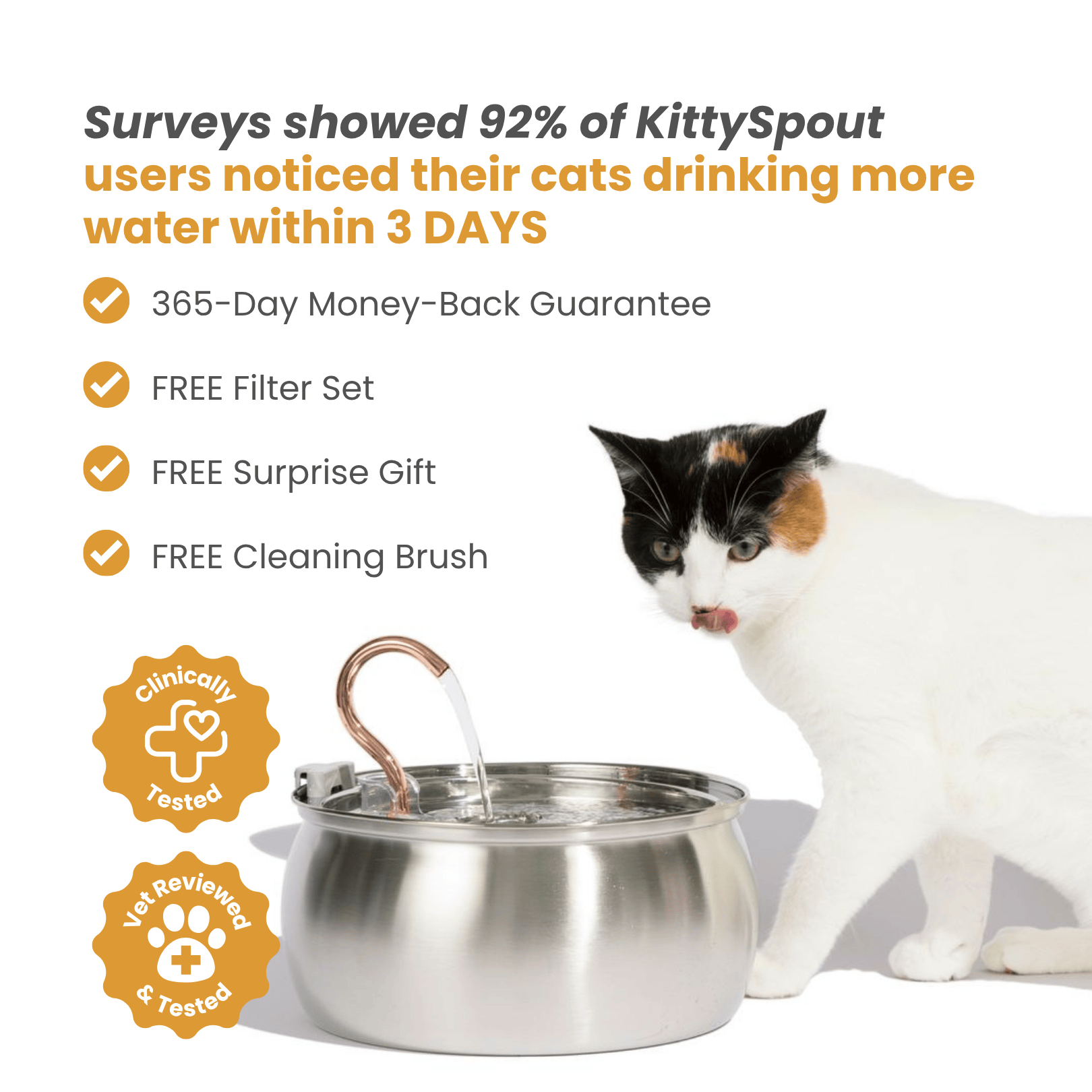 The KittySpout™ - Health & Happiness Cat Kit - Kitchen & Dining image 8