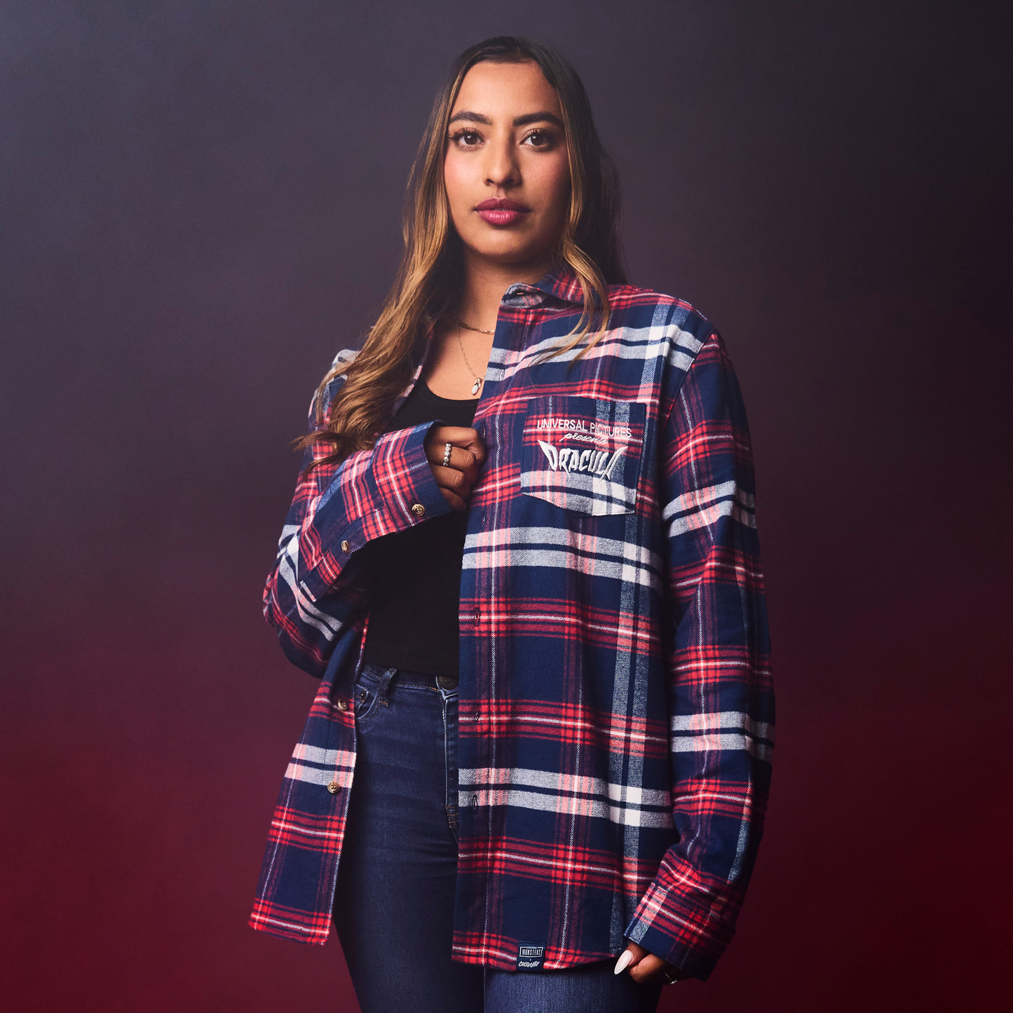 Universal Monsters Dracula Flannel - Misc image 2