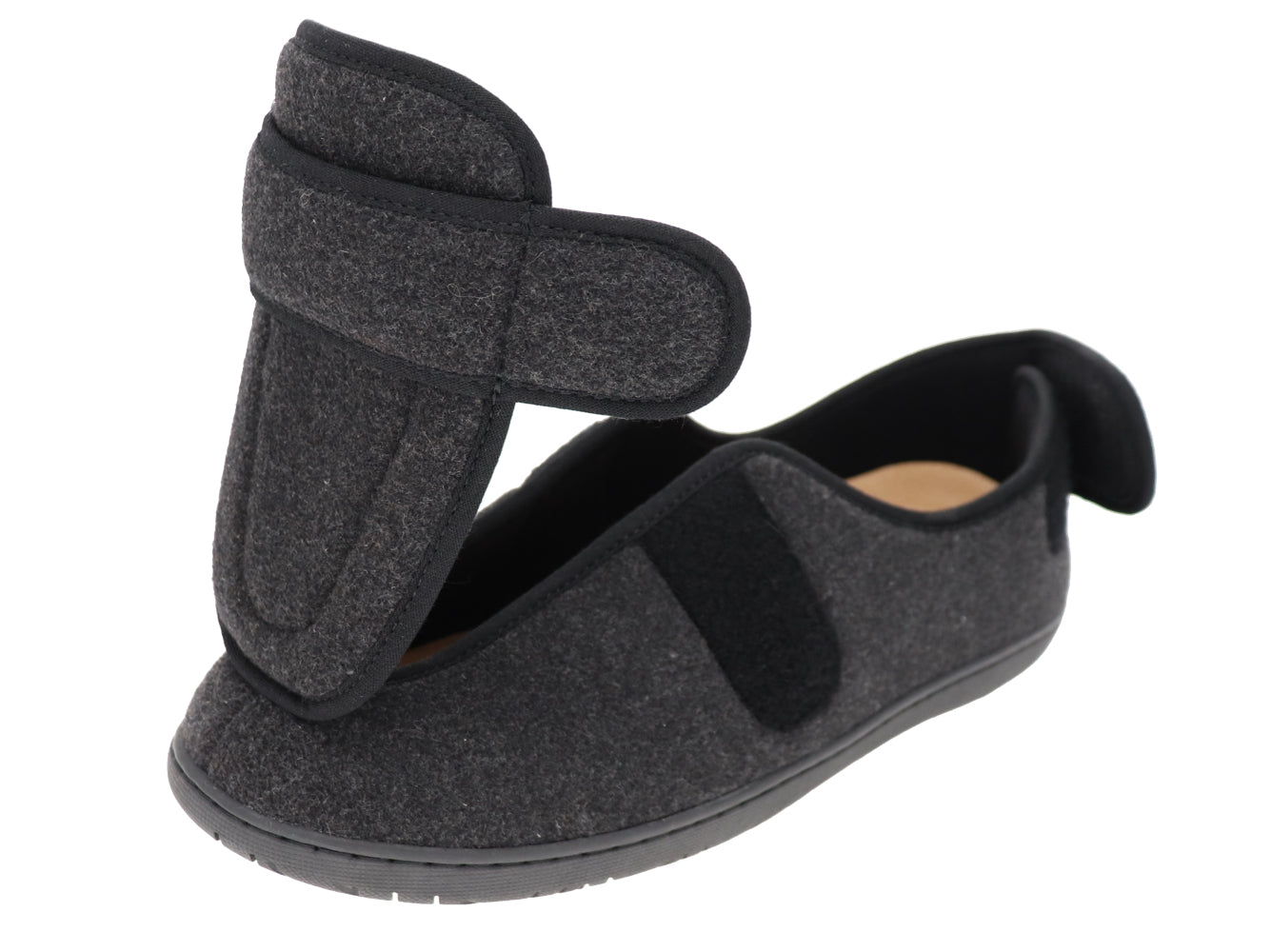 Physician M2 Black Wool Men's Slipper - Shoes image 3