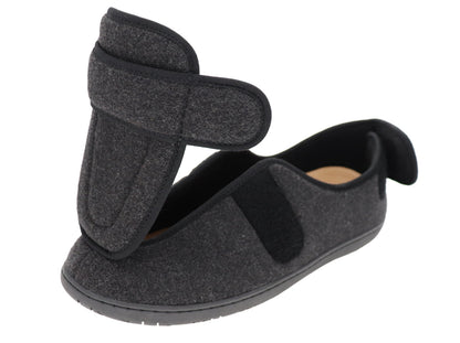 Physician M2 Black Wool Men's Slipper - Shoes image 3