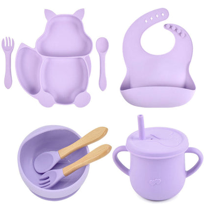 8 Pieces Feeding/Food Silicone Non-Slip Set for Babies - Kitchen & Dining image 10