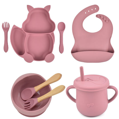 8 Pieces Feeding/Food Silicone Non-Slip Set for Babies - Kitchen & Dining image 7