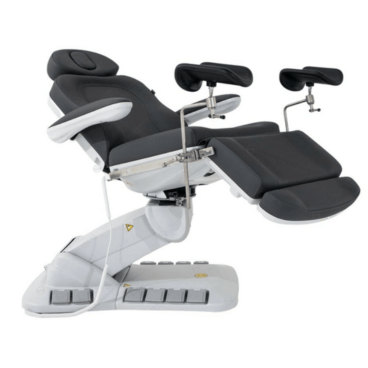 SilverFox Gynecology 2246EBS Electric 4-Motor Examination Beauty Bed Esthetician Chair Facial Bed with Position Memory Function - Misc image 1