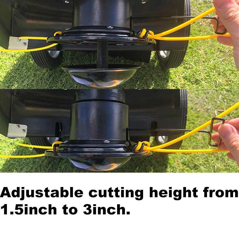 175CC 22" Walk Behind Push String Trimmer Mower BM11112 - Apparel image 15