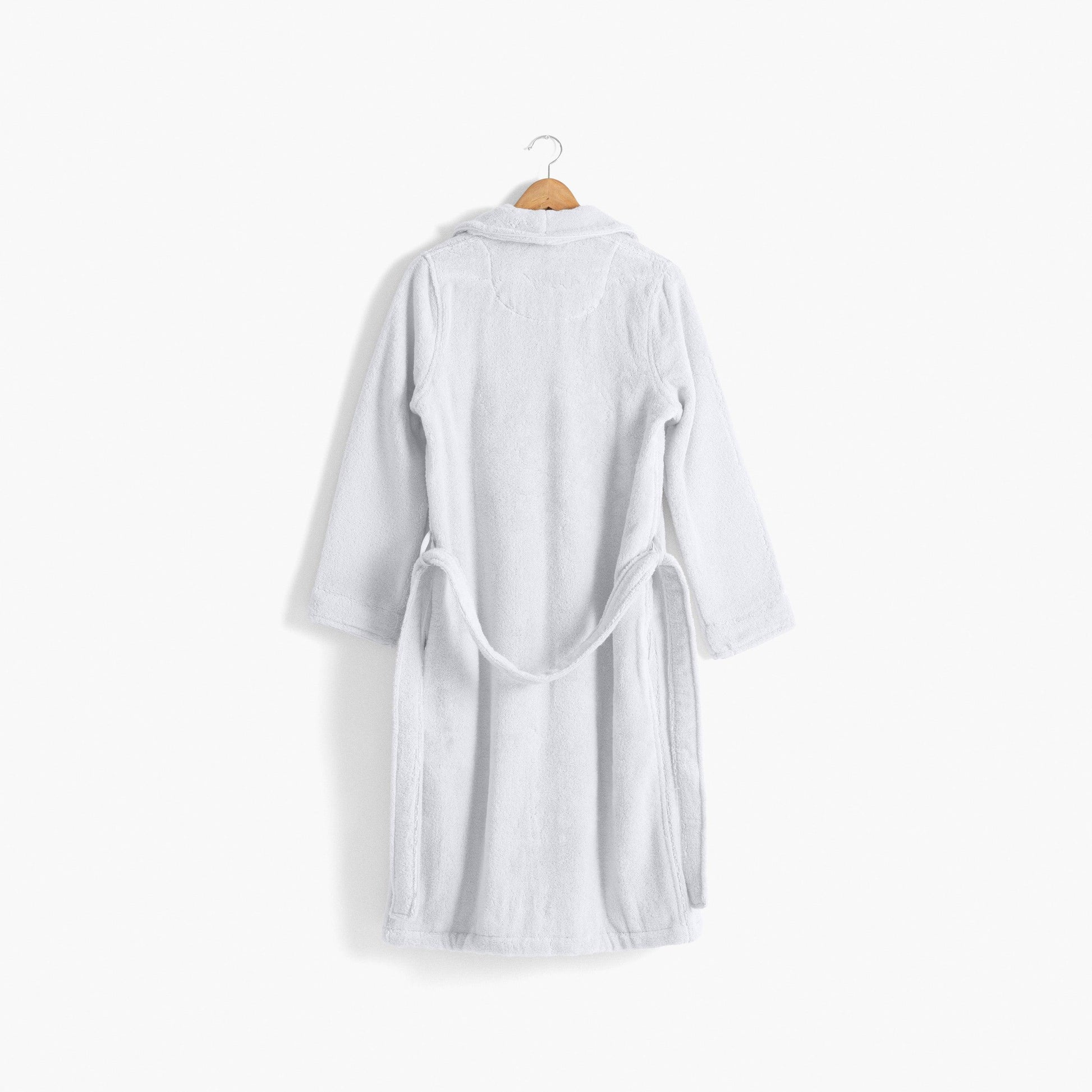 Ella White Cotton Women's Bathrobe - Kitchen & Dining image 3