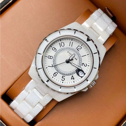 Coach Preston White Dial White Steel Strap Watch for Women - 14503462 - Jewelry image 15