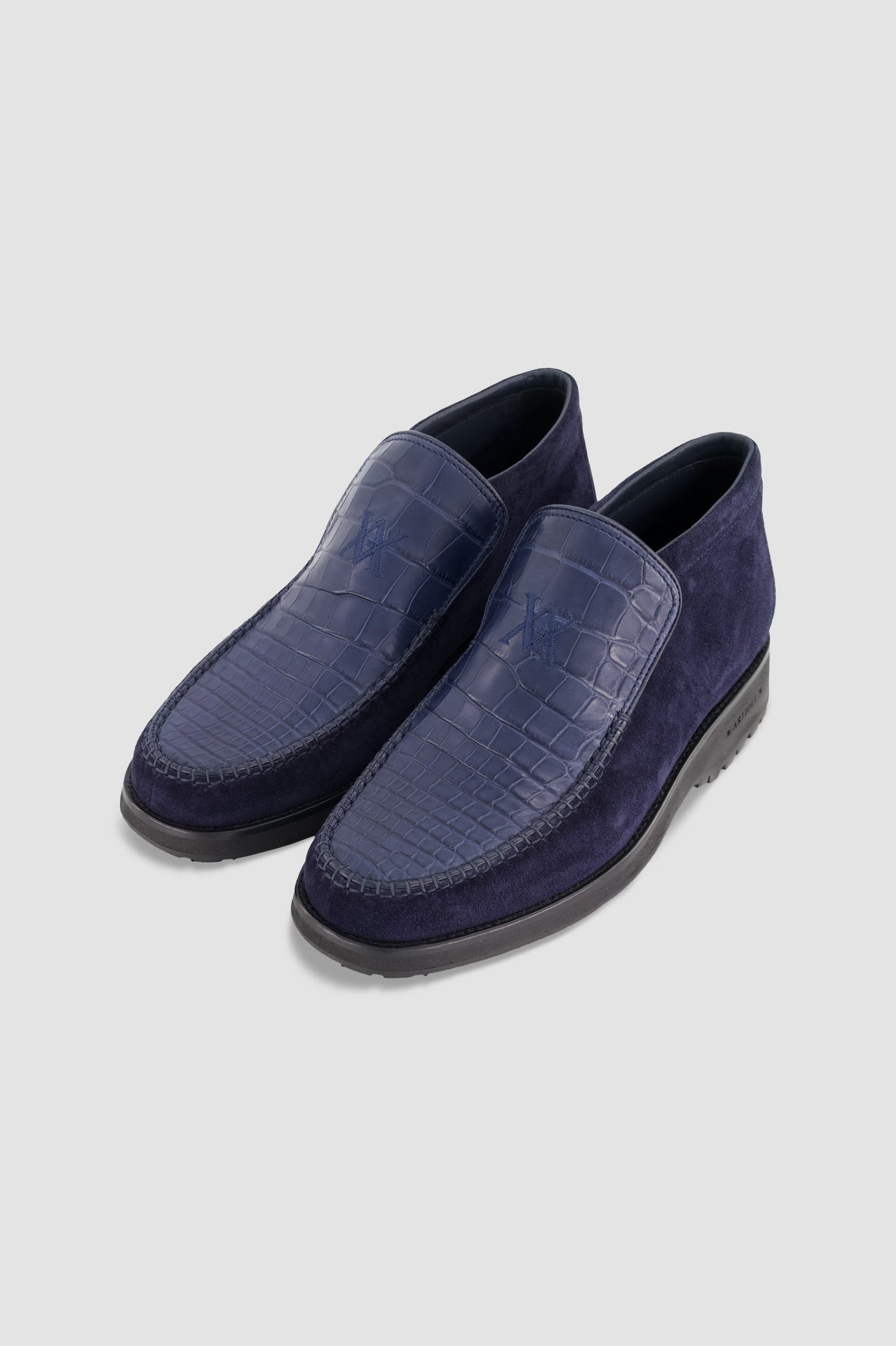 Artioli Suede and Alligator Ankleboot - Kitchen & Dining image 2