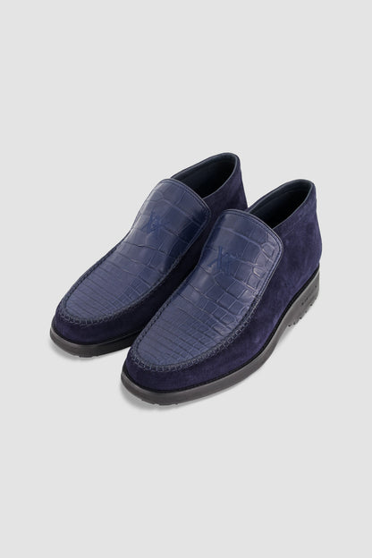 Artioli Suede and Alligator Ankleboot - Kitchen & Dining image 2