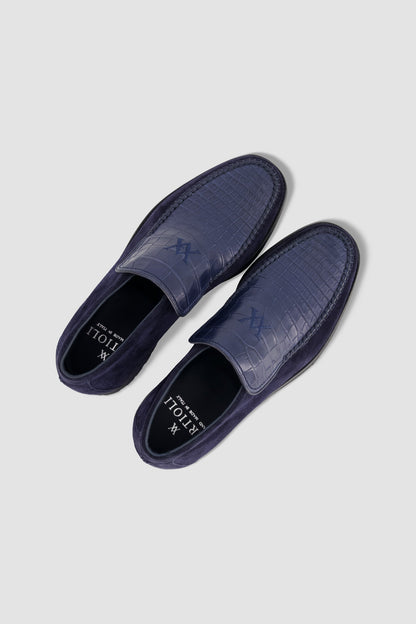 Artioli Suede and Alligator Ankleboot - Kitchen & Dining image 4