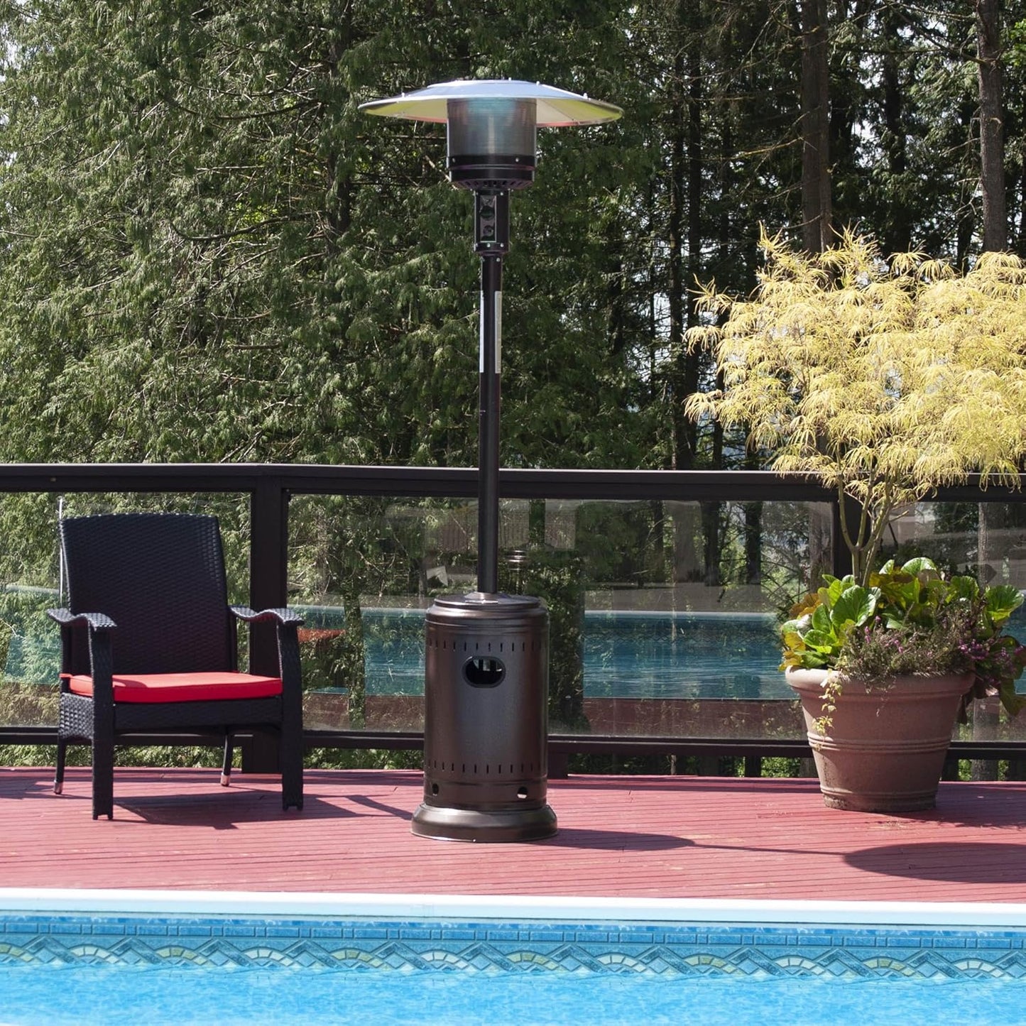 Paramount Patio Heater 46,000 BTU, Mocha - Apparel image 7