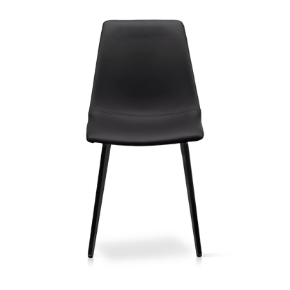 Faux Leather and Metal Dining Chair - Misc image 3