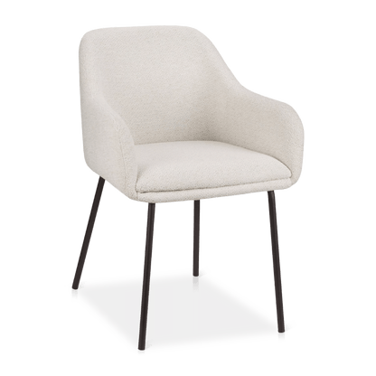Fabric and Metal Dining Chair - Misc image 1