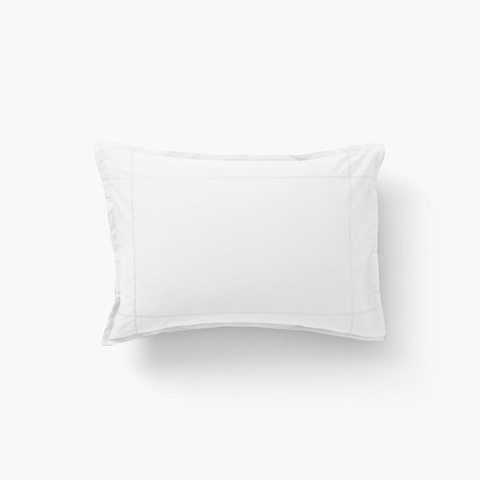 Rectangular Pillowcase in Cotton Percale Neo White - Bedding image 1