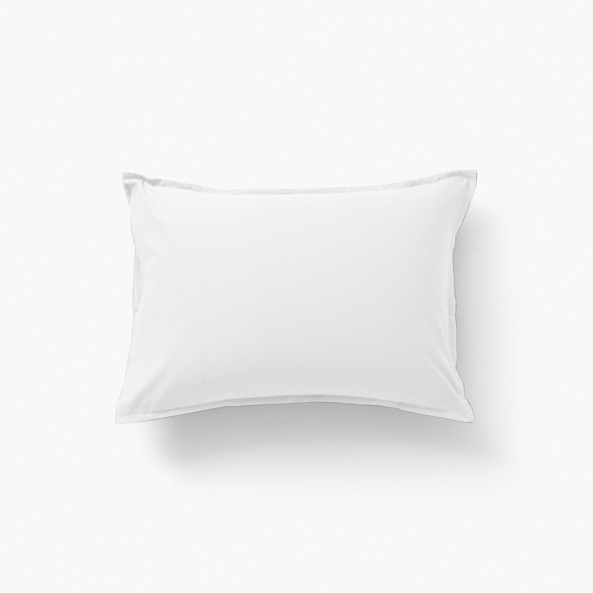 Rectangular Pillowcase in Cotton Percale Neo White - Bedding image 3