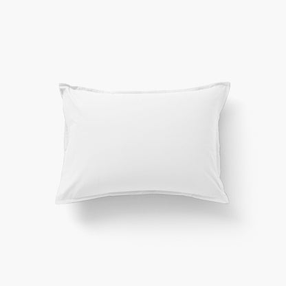Rectangular Pillowcase in Cotton Percale Neo White - Bedding image 3