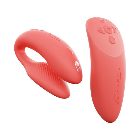 We-Vibe Chorus Remote & App Controlled Couples' Vibrator - Coral - Toys & Games image 1